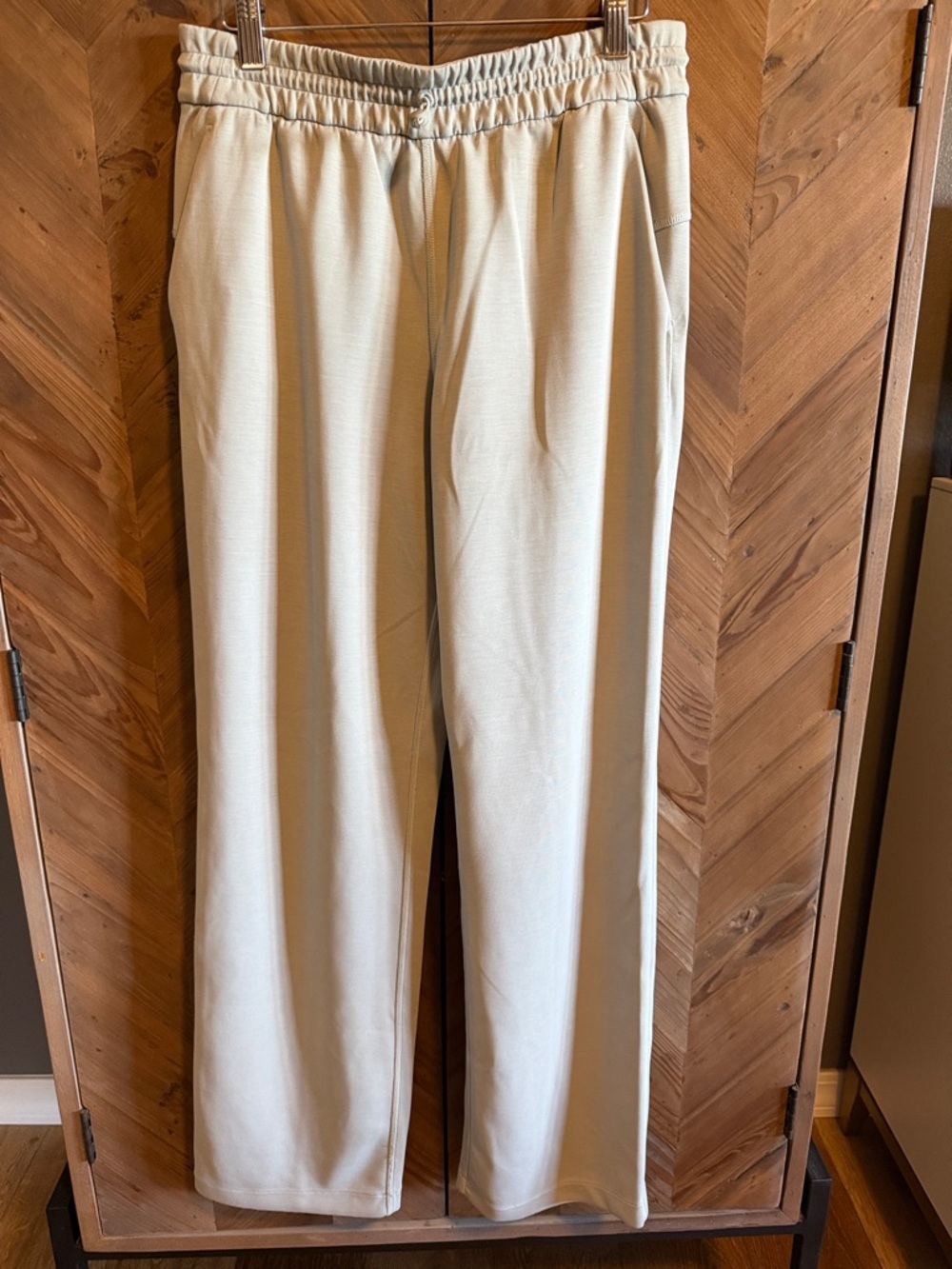 lululemon athletica Straight-Leg Pants in Light Beige softstreme